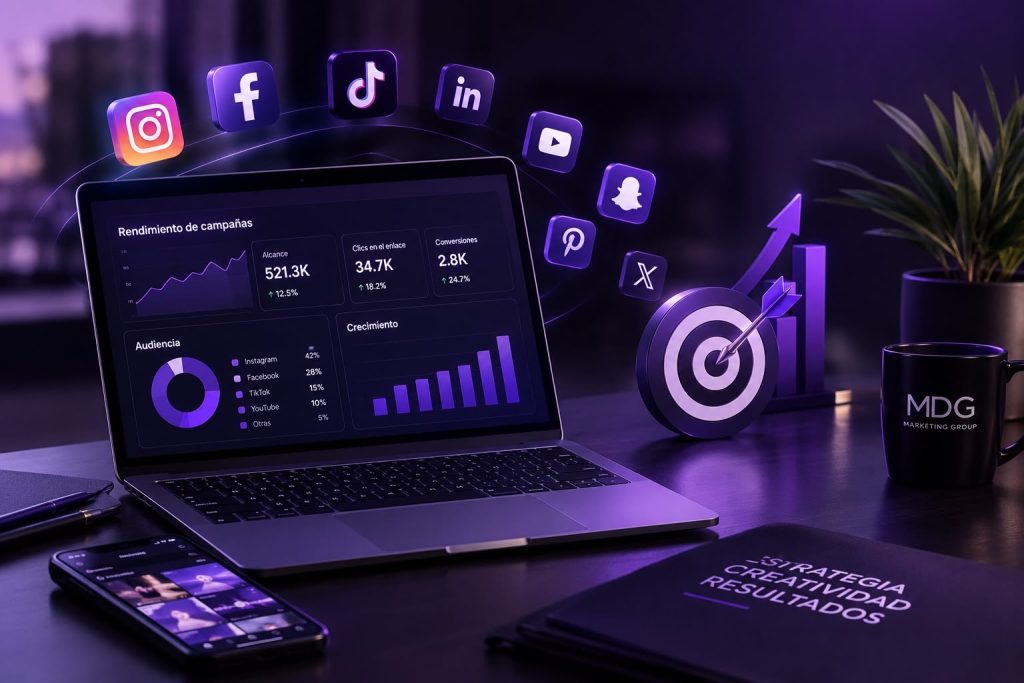Campañas de publicidad en redes sociales dirigidas a audiencias relevantes